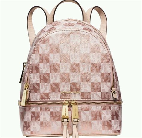 michael kors colette rose gold|michael kors rose gold backpack.